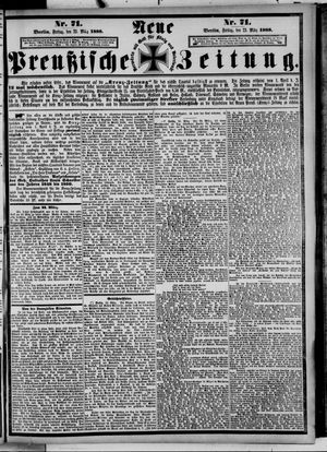 Neue preußische Zeitung vom 23.03.1888