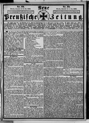 Neue preußische Zeitung vom 24.03.1888