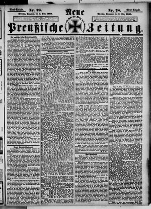 Neue preußische Zeitung vom 31.03.1888
