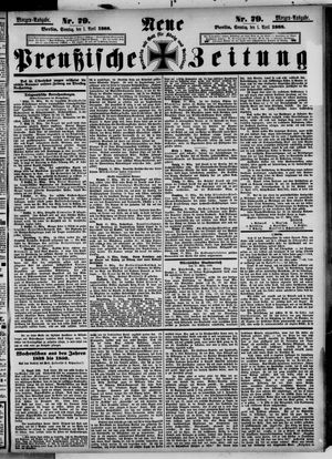 Neue preußische Zeitung vom 01.04.1888