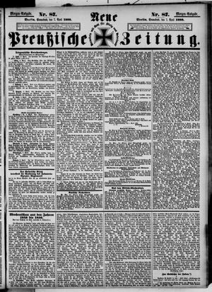Neue preußische Zeitung vom 07.04.1888