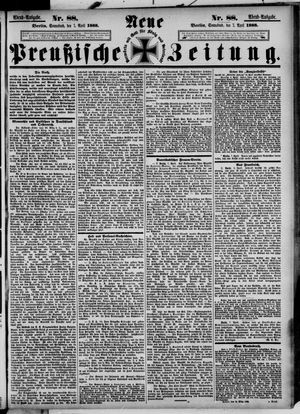 Neue preußische Zeitung vom 07.04.1888