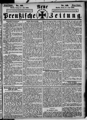 Neue preußische Zeitung vom 08.04.1888