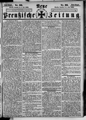 Neue preußische Zeitung vom 12.04.1888