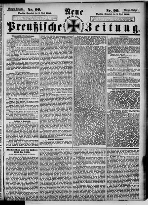 Neue preußische Zeitung vom 14.04.1888