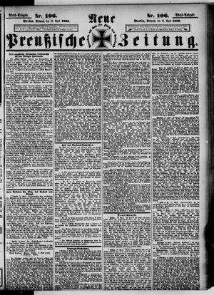 Neue preußische Zeitung vom 18.04.1888