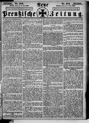 Neue preußische Zeitung vom 23.04.1888