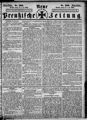 Neue preußische Zeitung vom 12.06.1888