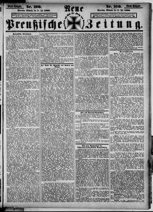 Neue preußische Zeitung vom 25.07.1888