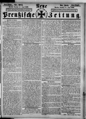 Neue preußische Zeitung vom 02.08.1888
