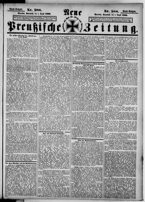 Neue preußische Zeitung on Aug 4, 1888