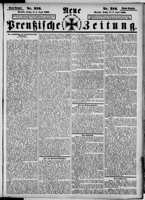 Neue preußische Zeitung on Aug 21, 1888
