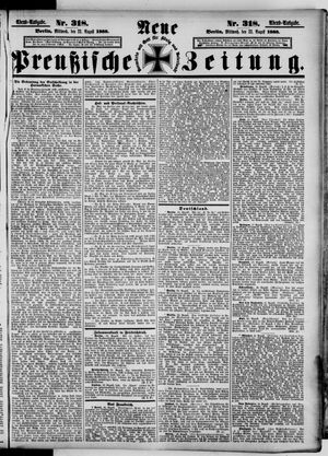 Neue preußische Zeitung vom 22.08.1888