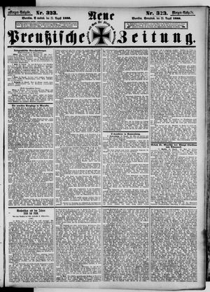 Neue preußische Zeitung vom 25.08.1888