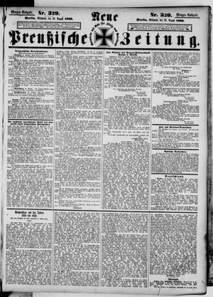 Neue preußische Zeitung vom 29.08.1888