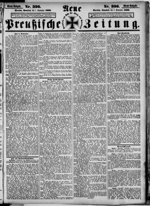 Neue preußische Zeitung vom 01.09.1888