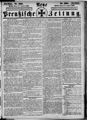 Neue preußische Zeitung vom 03.09.1888