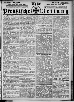 Neue preußische Zeitung vom 12.09.1888