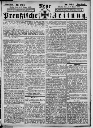 Neue preußische Zeitung vom 18.09.1888