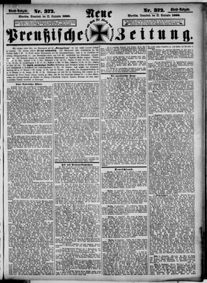 Neue preußische Zeitung vom 22.09.1888