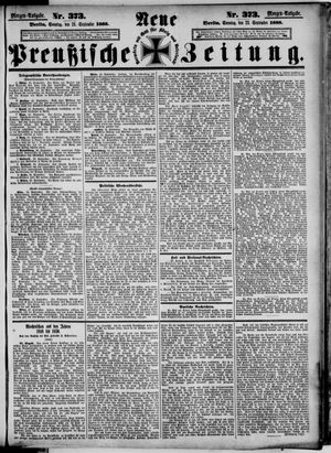 Neue preußische Zeitung on Sep 23, 1888