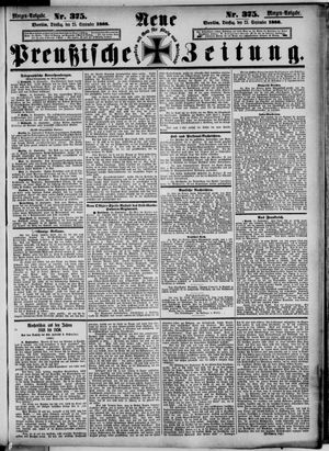 Neue preußische Zeitung vom 25.09.1888