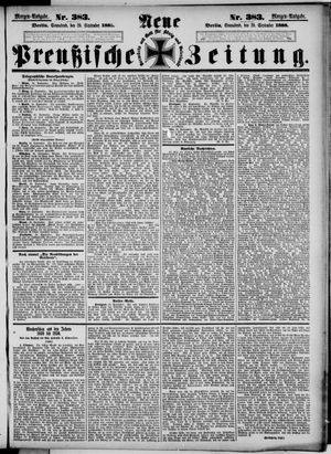 Neue preußische Zeitung vom 29.09.1888