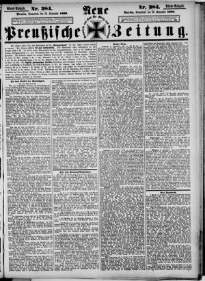 Neue preußische Zeitung vom 29.09.1888