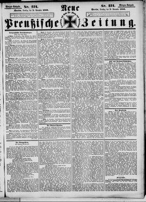 Neue preußische Zeitung vom 20.11.1888
