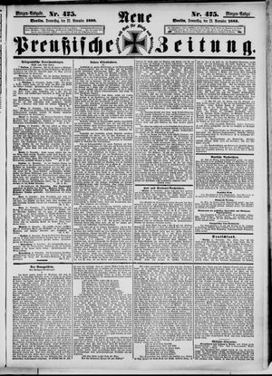 Neue preußische Zeitung vom 22.11.1888