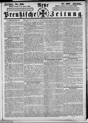 Neue preußische Zeitung vom 22.11.1888