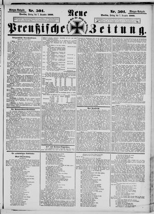 Neue preußische Zeitung vom 07.12.1888