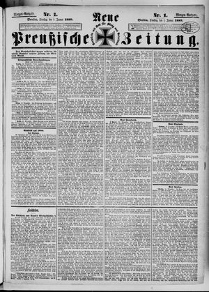 Neue preußische Zeitung vom 01.01.1889