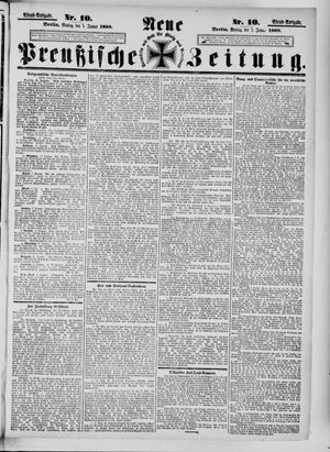 Neue preußische Zeitung vom 07.01.1889