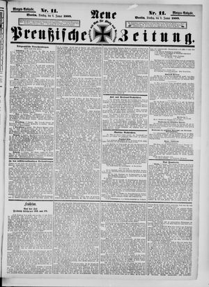 Neue preußische Zeitung vom 08.01.1889
