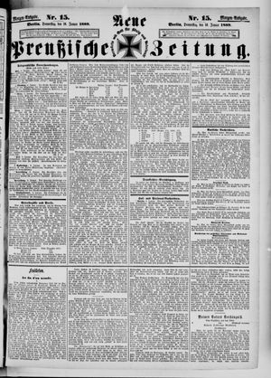 Neue preußische Zeitung vom 10.01.1889