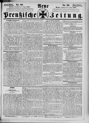 Neue preußische Zeitung vom 17.01.1889
