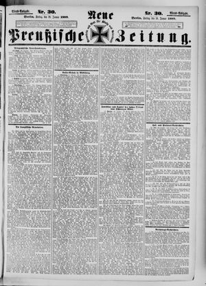 Neue preußische Zeitung vom 18.01.1889