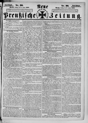 Neue preußische Zeitung vom 22.01.1889