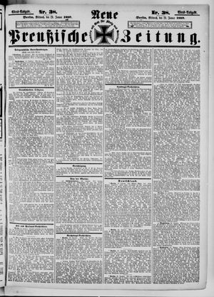 Neue preußische Zeitung vom 23.01.1889