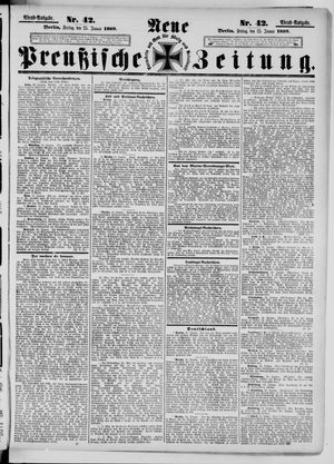 Neue preußische Zeitung vom 25.01.1889