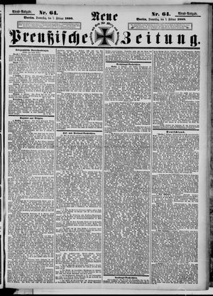 Neue preußische Zeitung vom 07.02.1889