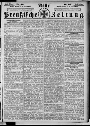 Neue preußische Zeitung vom 20.02.1889