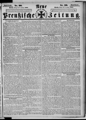Neue preußische Zeitung vom 22.02.1889