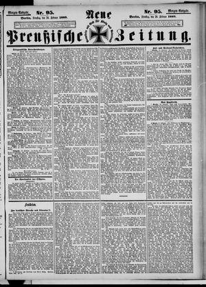 Neue preußische Zeitung vom 26.02.1889