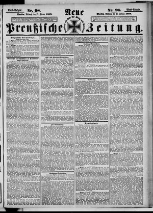 Neue preußische Zeitung vom 27.02.1889