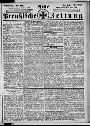 Neue preußische Zeitung vom 28.02.1889