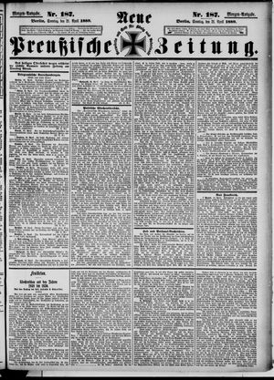 Neue preußische Zeitung on Apr 21, 1889