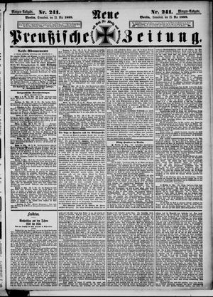 Neue preußische Zeitung vom 25.05.1889