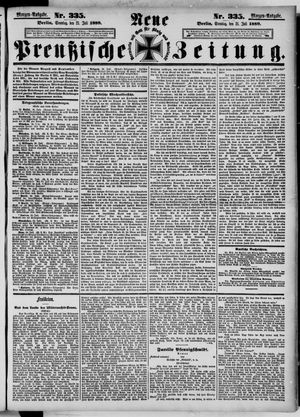 Neue preußische Zeitung on Jul 21, 1889